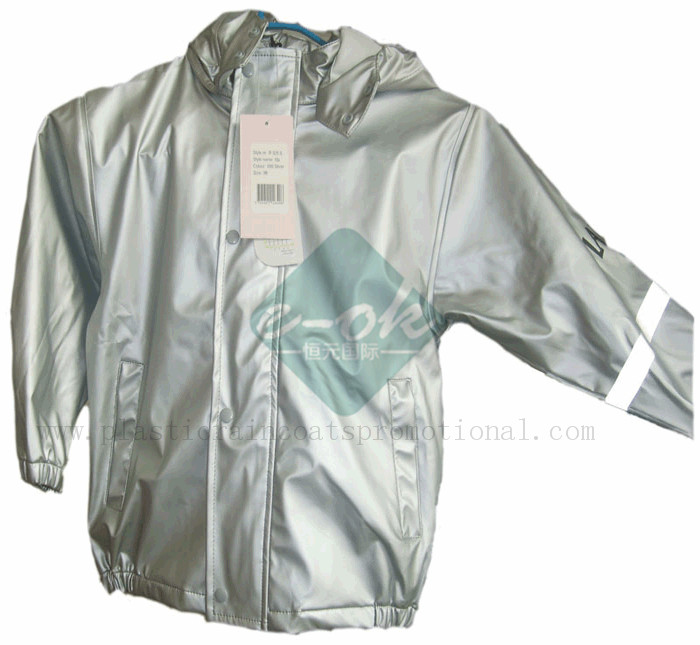 children's pu raincoat